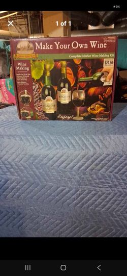 Make your own wine complete mellow wine maker