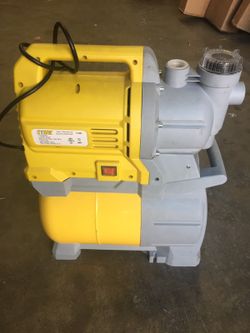 HD SHALLOW JET BOOSTER GARDEN WATER PUMP WITH PRESSURE TANK SPRINKLER 120.00