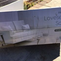 Milliard Loveseat, Ivory Velvet Love Seat, Small Couch