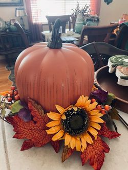 Pumpkin centerpiece fall