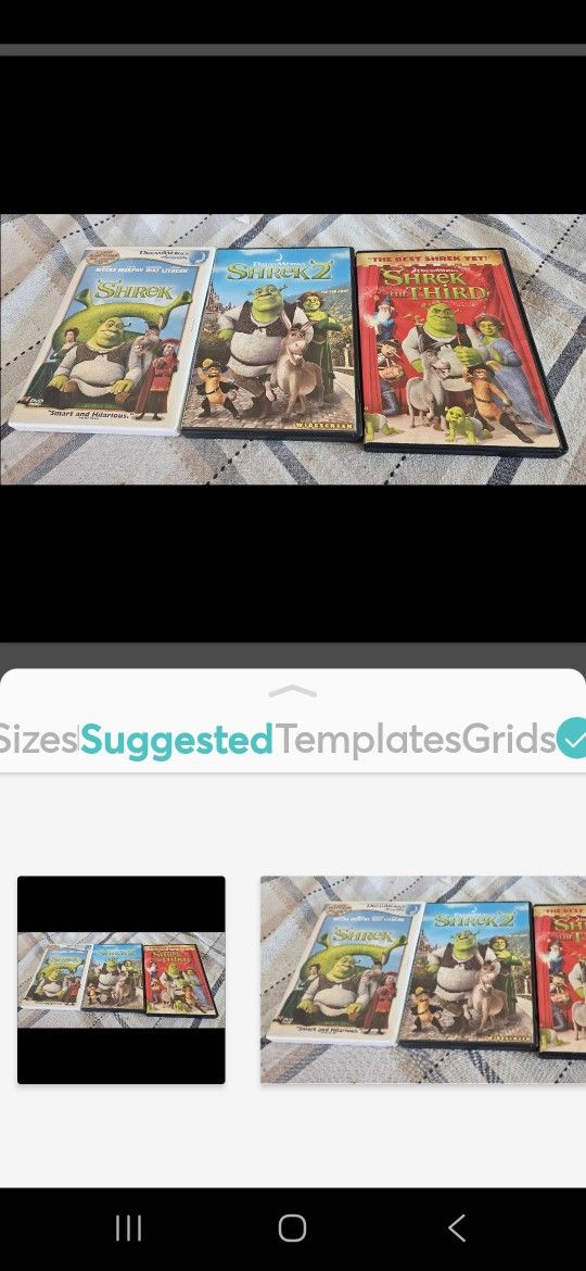 Shrek dvd bundle