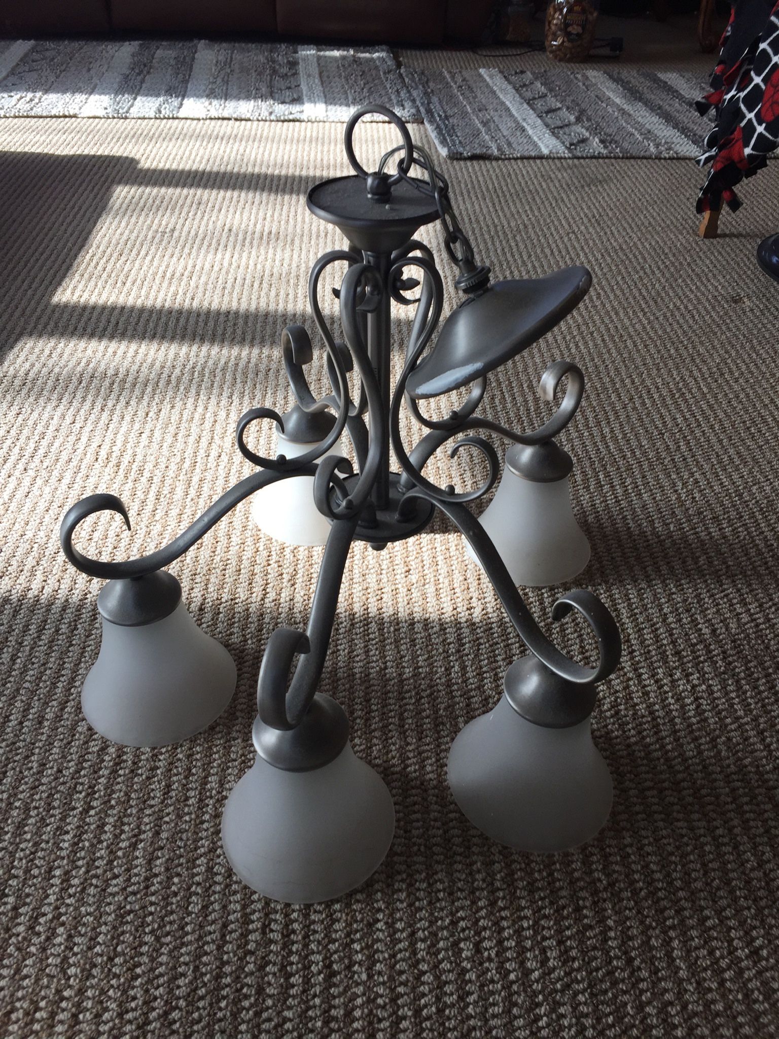 Beautiful Pueter Chandelier 