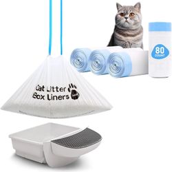 Brand new  - Cat Litter Bags with Drawstring, 80 Count
