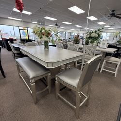 6 Pc Dining Table Clearance 