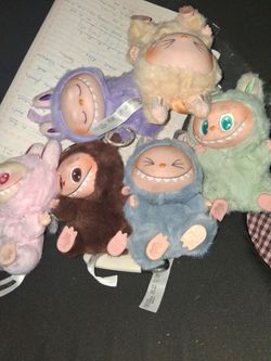 Monster Plush Keychain Set of 6