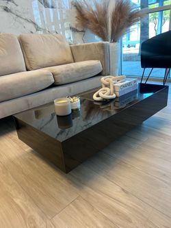 Black coffee table