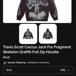 Travis Scott X Fragment collab jacket
