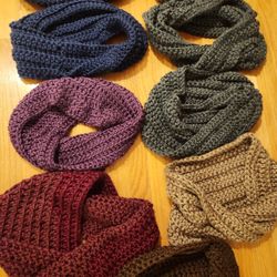 New! $1.00 Each Women Infinity Loop Scarf Hand Made
