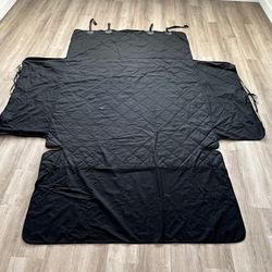 Extra Large Black Car Seat Cover for Dogs – Waterproof Protector (Used)