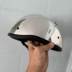 Medium Skid Lid Motorcycle Moped Helmet 