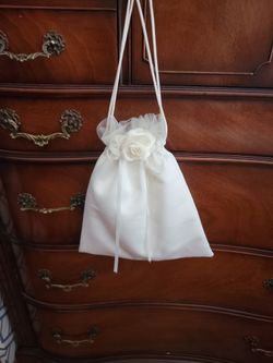 Cute White Wedding Bag