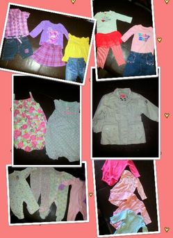 Baby girl clothing lot size 9months