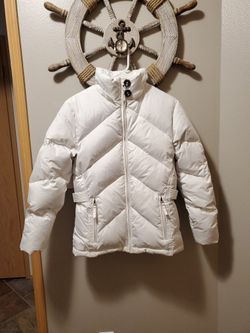 Jonathan Stone Down Puffer/Down Jacket Youth Girl’s Size Large 14-16 (White)