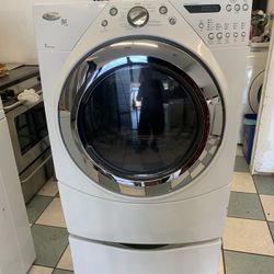 Whirlpool Duet Electric Dryer With Pedestal ( Delivery Available)