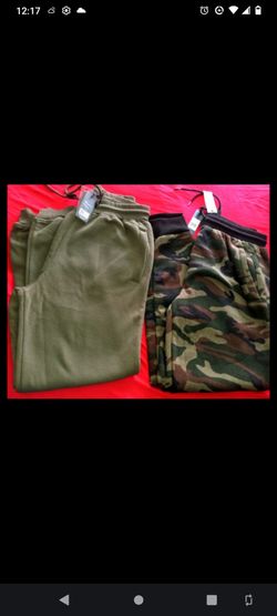 Men's Sweatpants each Have a Different Price & Size, Ask For Your Size 