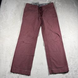 Vintage Patagonia Women’s 8 Burgundy Utility Canvas Pants Cotton Gorpcore #792