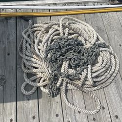 Boat Anchor Chain & Rope