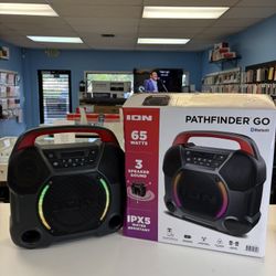 ION Pathfinder Go - Water Resistant Outdoor Portable Bluetooth Speaker