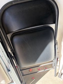 8 folding chairs