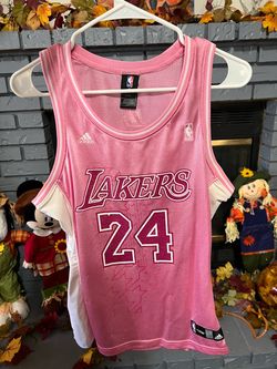 Adidas Lakers Kobe #24 Pink NBA Jersey
