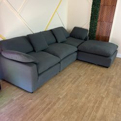 Cloud Couch Dupe Modular Sectional Couch Down Filled 🌟 Free Delivery! 🚚💨