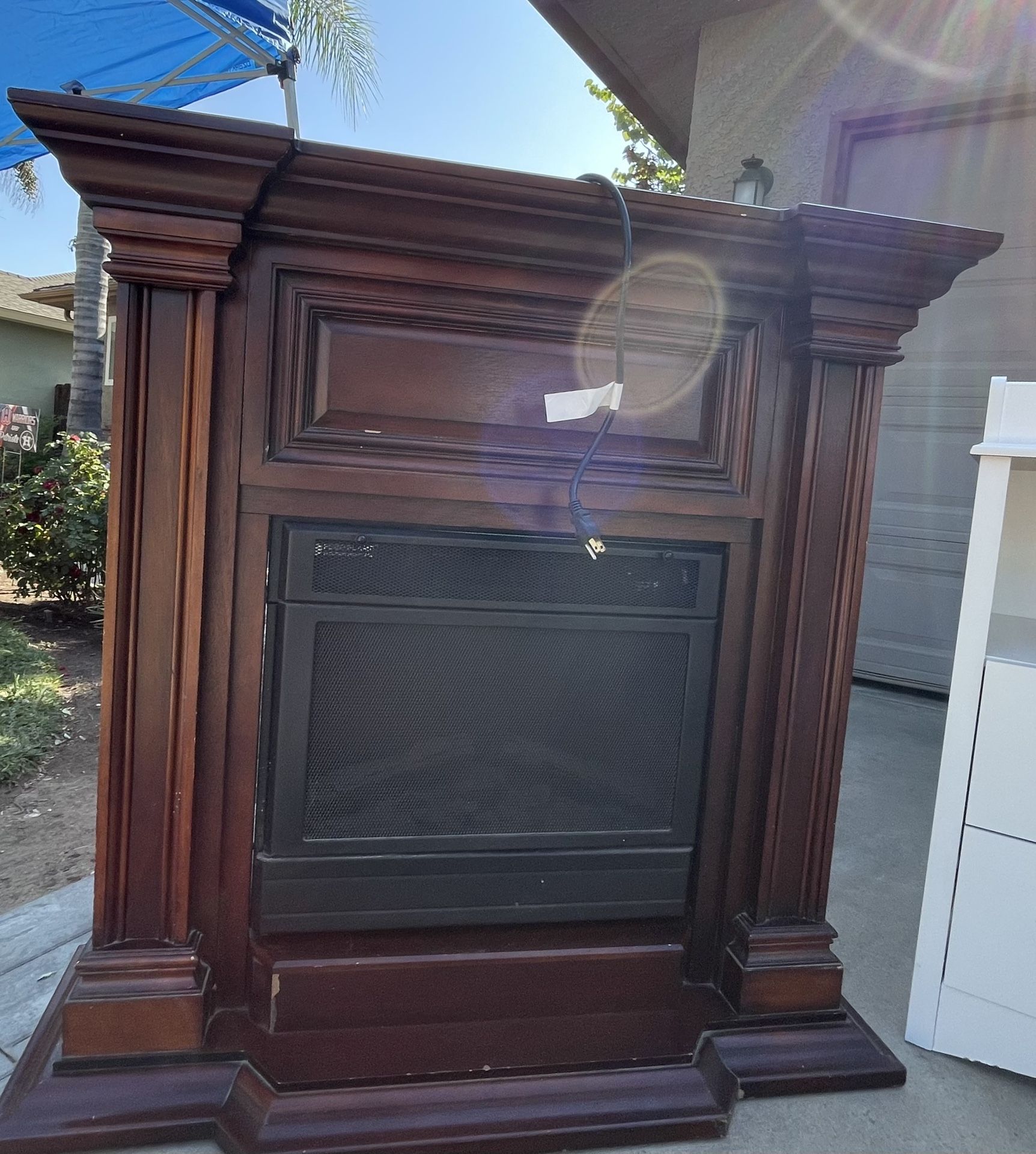 Inside Fire Place Works Good Send Best Offer 