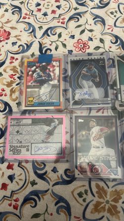 Value lot of mlb / inserts and autos ( jorge solar gold cup rc auto )