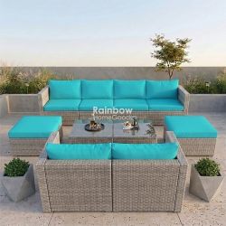 10pc Outdoor Sectional Patio Furniture Set