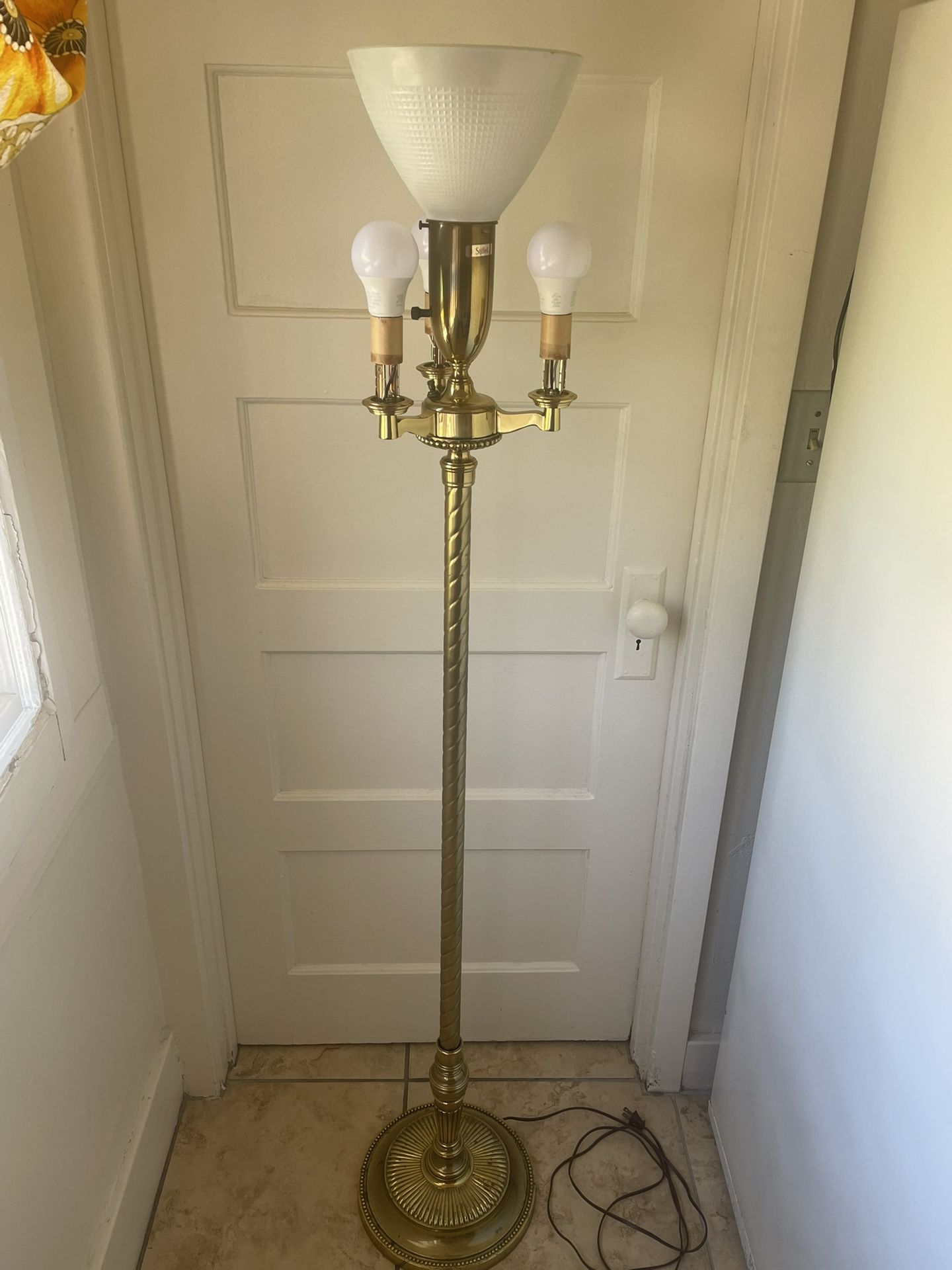 Floor Lamp Stiffel Brass Floor Lamp Brass Lamp Stiffel Lamp Light