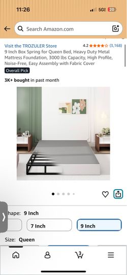Never Opened Queen Box Spring $25 OBO