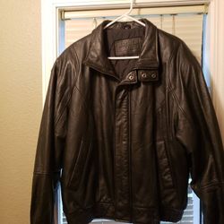 Leather jacket