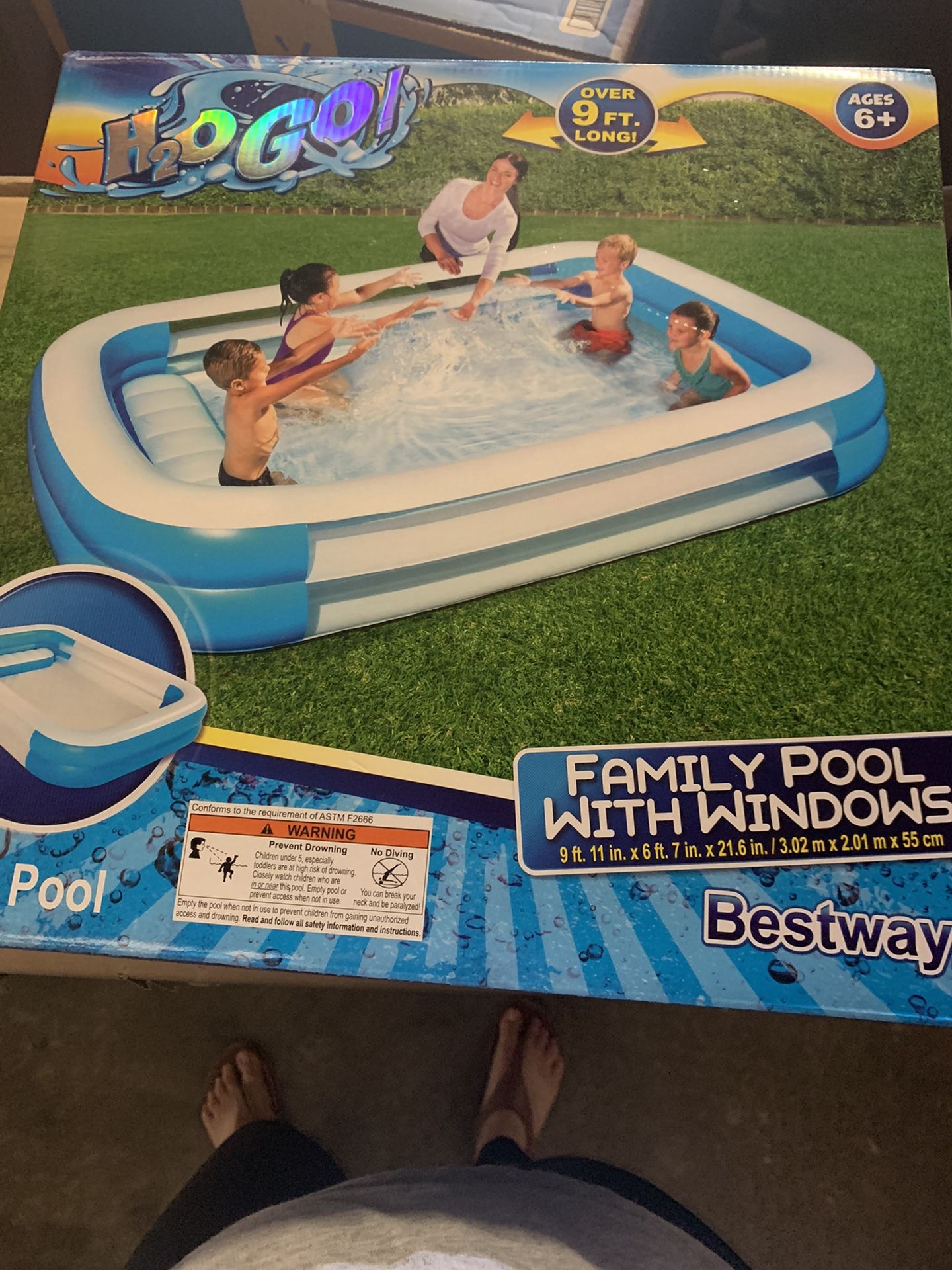 H2OGO Kiddie Pool 10ft!!! NEW SWIMMING POOLS IN BOX!