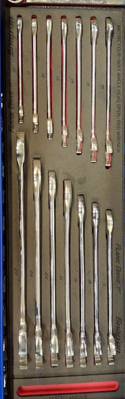 Snap-on Angle Wrench Set + DeWalt 3/4" Impact Kit + Sunex 3/4" Sockets - LIKE NEW