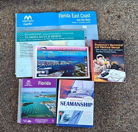 Lot 6 Boating Books Charts Maptech Richardson's Visual Cruising Guide Florida