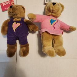 Hallmark Teddy Bears - Love and Kiss Kiss Bears - Plush 10" - Magnetic Nose