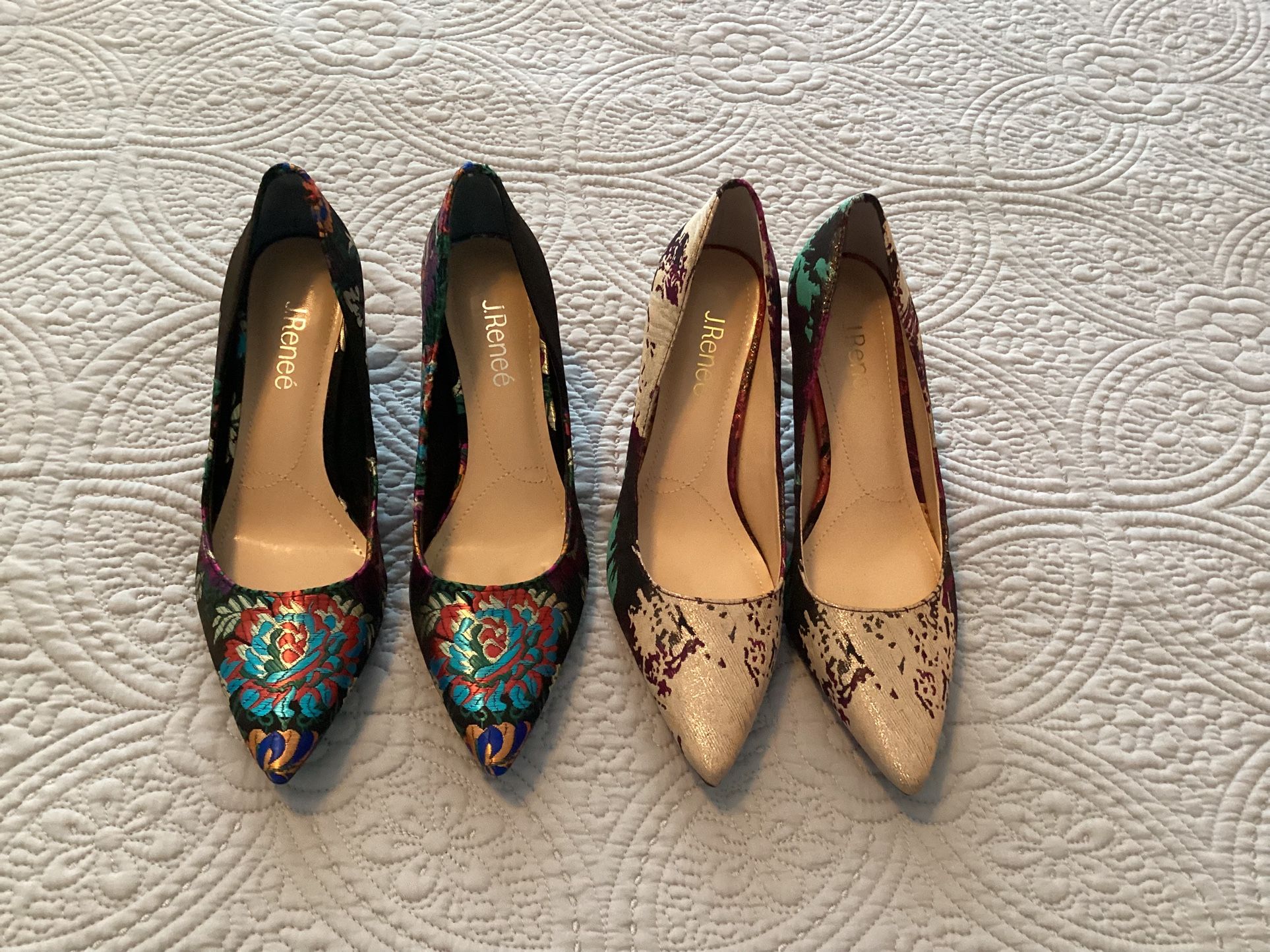 Womens Lot Of 2 Dress Shoes Size 8.5