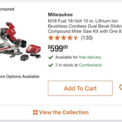 Milwaukee 10” Miter Saw