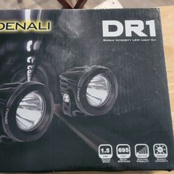 Brand new never used Denali DR1 motercycle headlight kit
