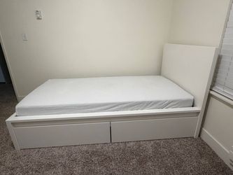 Ikea Twin Bed Frame with Storage Drawers