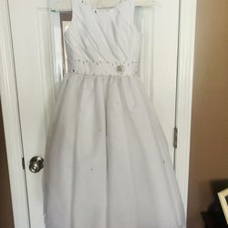 Beautiful White Communion Dress Size 8