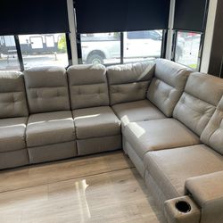 RV reclining L Shaped sectional