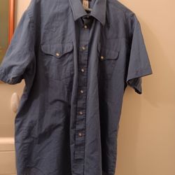Vintage Flying R Pearl Snap Western Shirt Size Xl tall