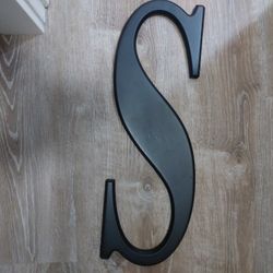 Wood Letter S