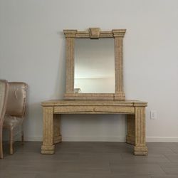 Table and Mirror