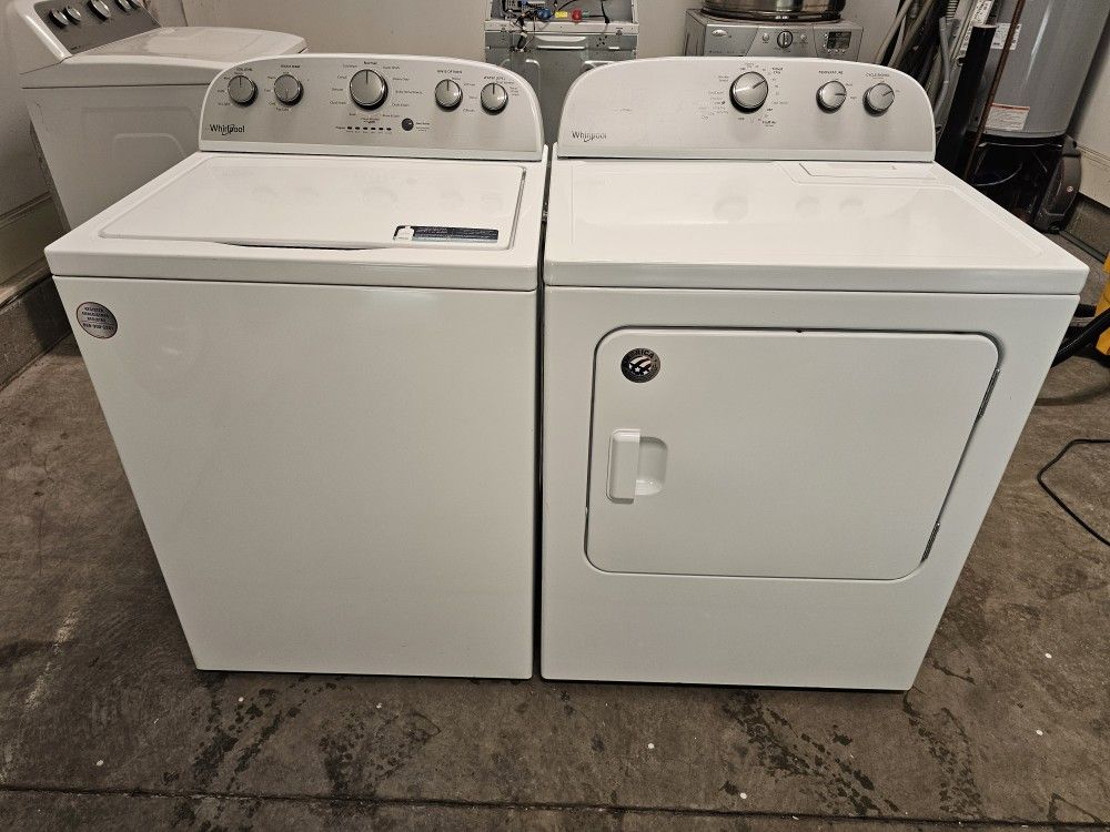Whirlpool Top-Load Washer And Dryer Set