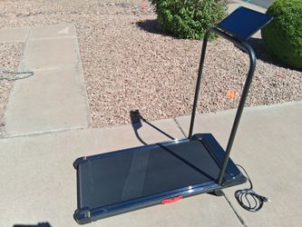 Brand new portable Wattpad treadmill with remote this item is brand new $85 no less,!