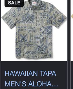 Reyn spooner Tahitian tapa