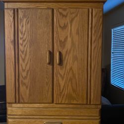 Armoir, Dresser And 2 Night Stands 