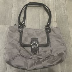Coach Vintage Campbell Signature Belle Tote Good Condition