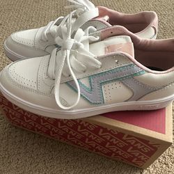 Vans Lowland CC Lightweight Sneaker Blanc De Blanc / Multi US Men 5 US Women 6.5